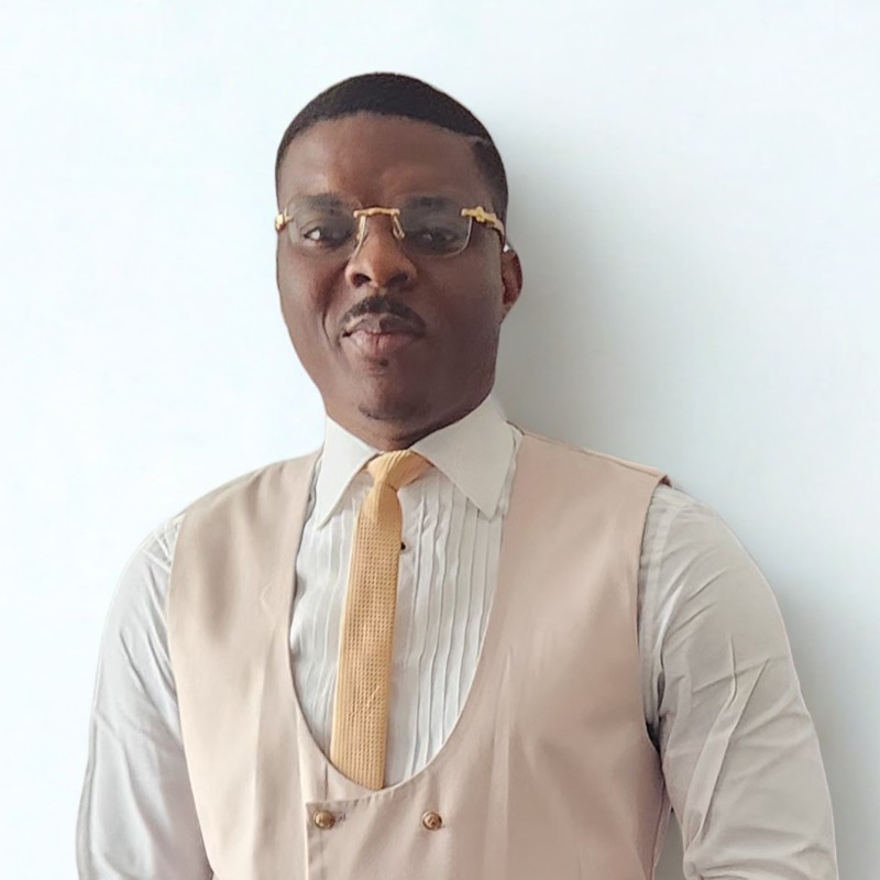 Portrait of Opeyemi Ogunmadeko, author, family coach and youth purpose mentor